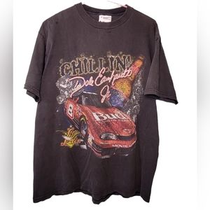 Vintage 90s Chase Dale Earnhardt Jr Budwesier Racing Nascar Graphic T Shirt M